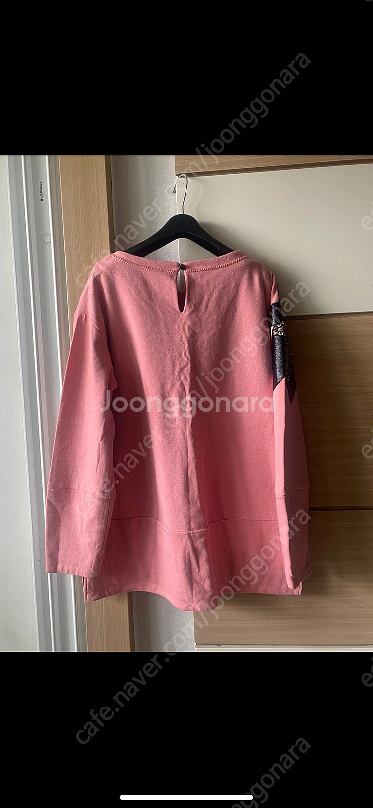 오즈세컨 가죽패치 티셔츠--1