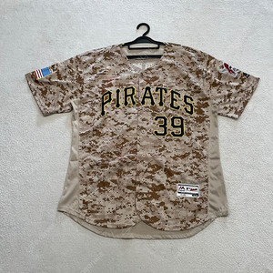 XXL 피츠버그 파이리츠 마제스틱 카모 유니폼 MLB