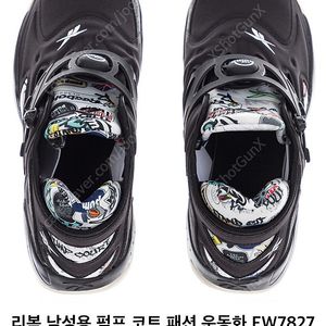 리복 인스타 펌프 코트 언발란스 그래피티 새제품