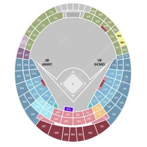 6월 28일 29일 롯데vsKT 에비뉴엘석 내야필드석 외야석