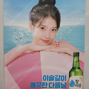 아이유 포스터 브로마이드 가로45 세로62 참이슬
