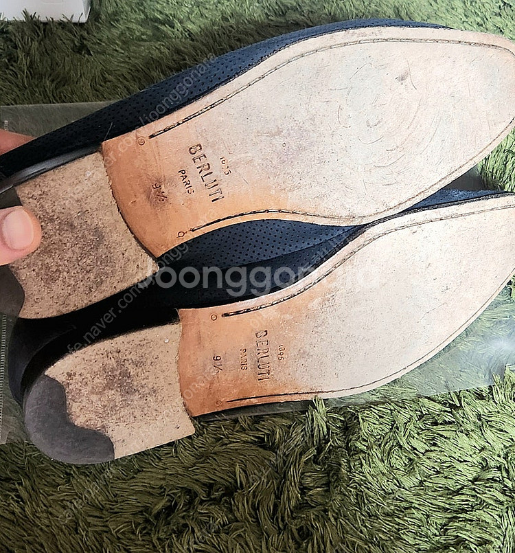 벨루티 로젠조리미니 펀칭스웨이드로퍼--2