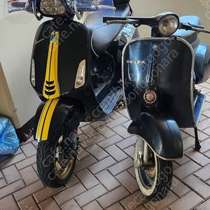 250cc이상대차)21년식 베스파 스프린트레이싱60 (올해4월 전체정비, 골드/화이트펄도색,세미튜닝)