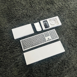 애플 Apple 맥프로 번들 실버 뉴메릭 키보드 & 마우스