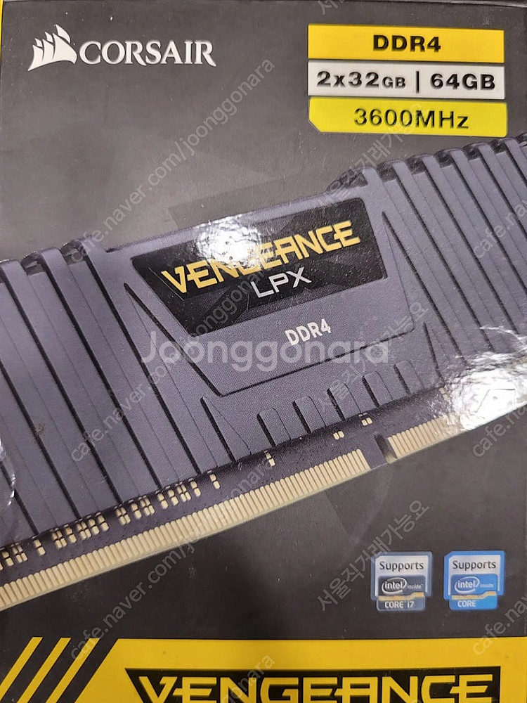 커세어 램 ddr4 64g 64기가 3600mhz--1