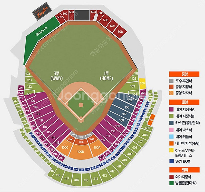 7월1일 화요일 볼파크 한화이글스 vs NC다이노스 내...--0
