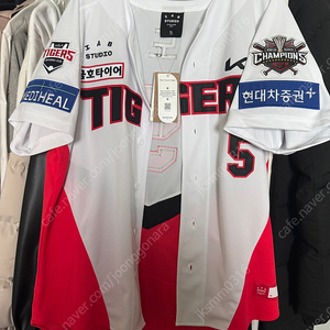 기아타이거즈 어센틱 홈 유니폼(XL, 자수 김도영 마킹)