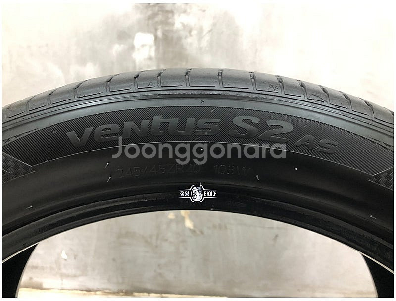 중고타이어 한국타이어 벤투스 S2AS 245/45R20...--3