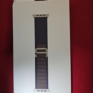 [미개봉 새제품] 애플 정품 애플워치밴드 알파인 루프 49mm small 색상 인디고