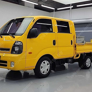 중고트럭매매 봉고3 카고 1톤 더블캡 중고화물차매매 노란색 2019년식 89,720km 1.0톤/더블캡/초장축/(CRDi) 중고차금리