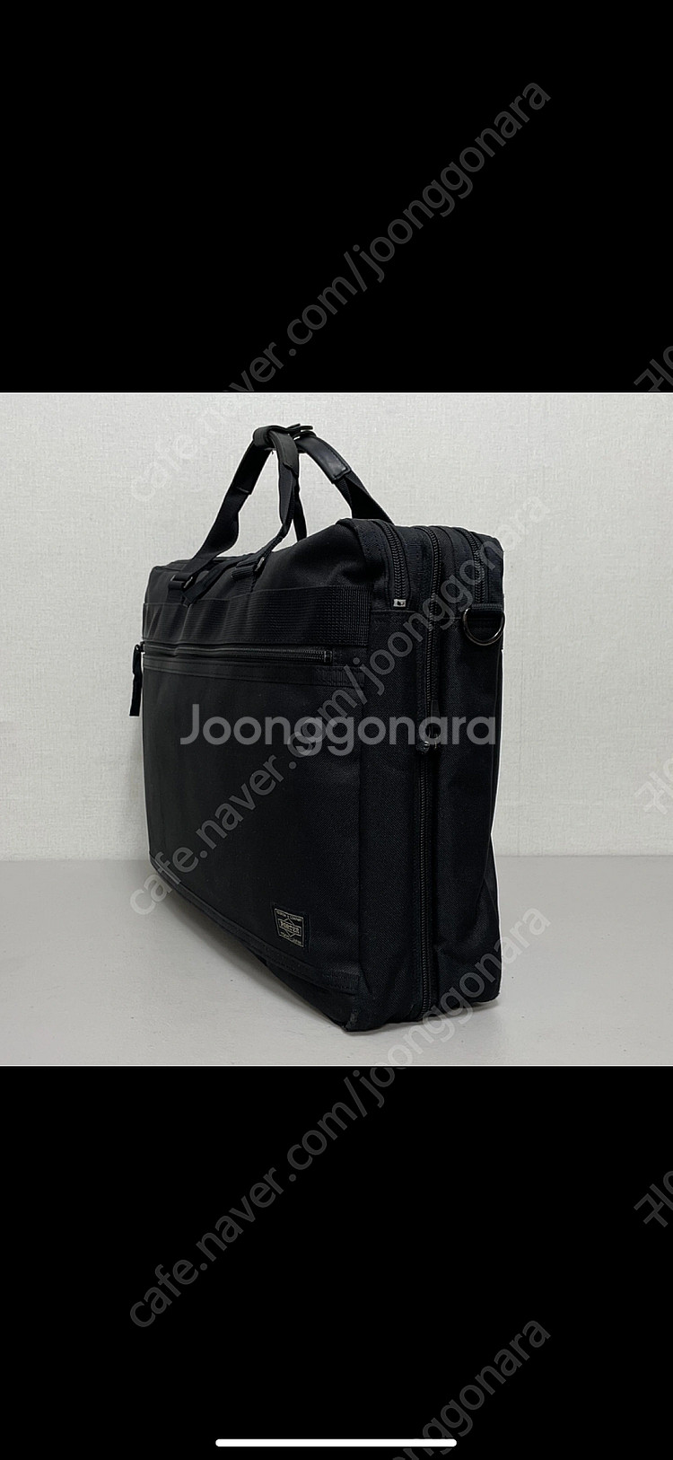 포터 클립 2웨이 오버나이트 브리프케이스 블랙--2