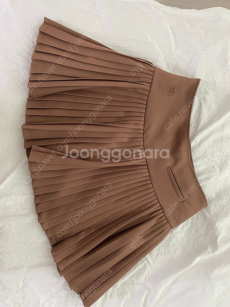 미니모어 플리츠 골프치마--3