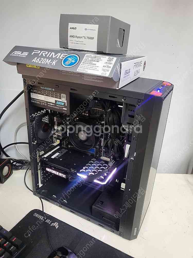 국민사양 라이젠 7500F+A620M 신품+중고조합 조...--0