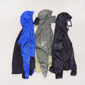 하이포인트 [Arcteryx] 아크테릭스 노반 윈드쉘 후디 자켓 -블랙/카키/블루