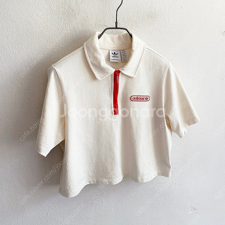 22SS 아디다스 크롭 집 폴로셔츠--7