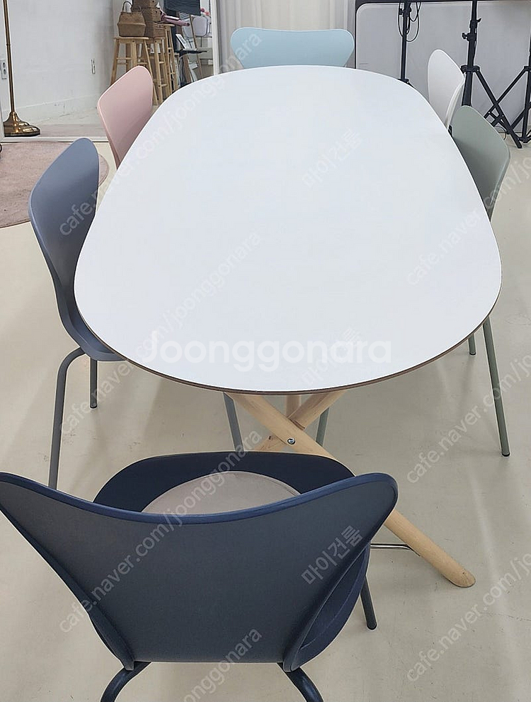 이케아 슬레훌트 테이블 +4인의자--0