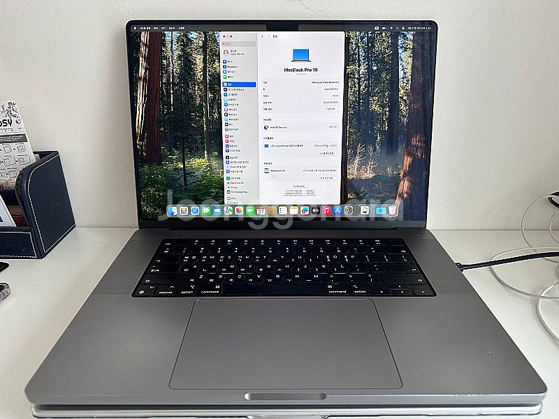 맥북프로 16인치 M1 Pro 16GB 512GB 스페...--2