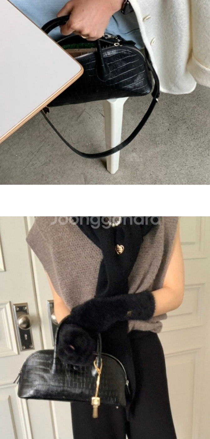 봉긋 가로머핀백 가방 (와니,토고가죽 각각)--2