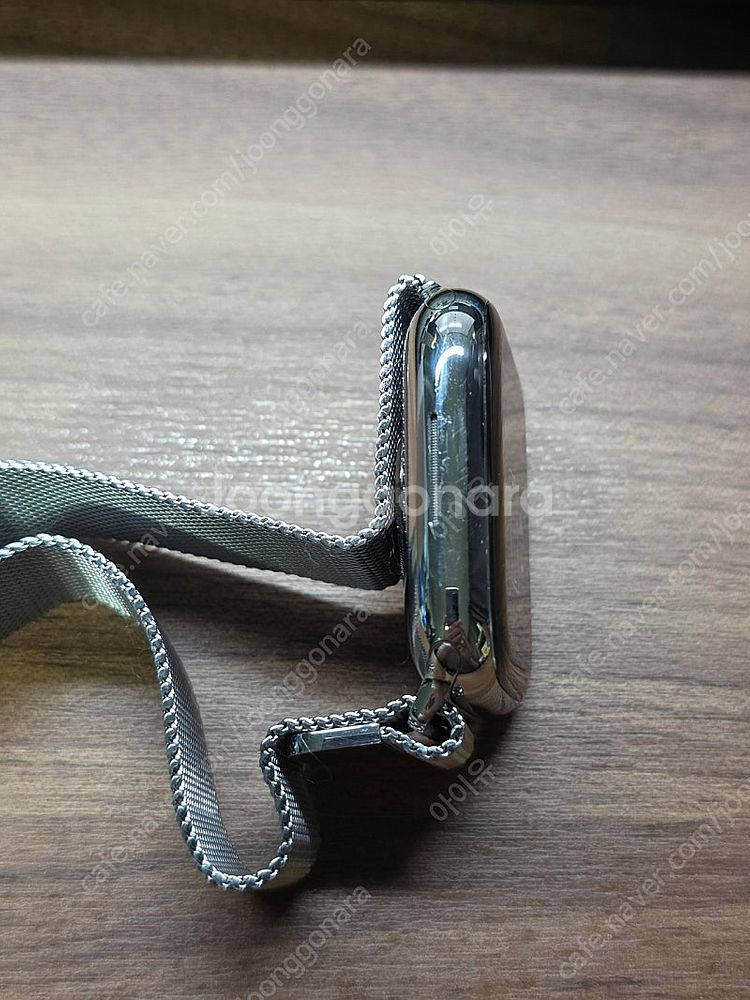 애플워치7 스테인리스 실버 45mm 셀룰러--1