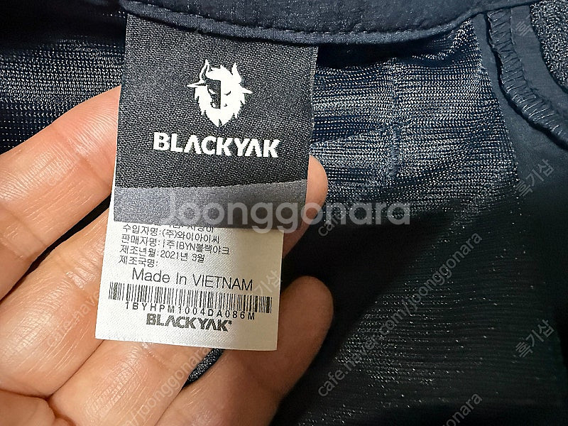 블랙야크 7부 반바지 남성용 34인치 판매합니다--4