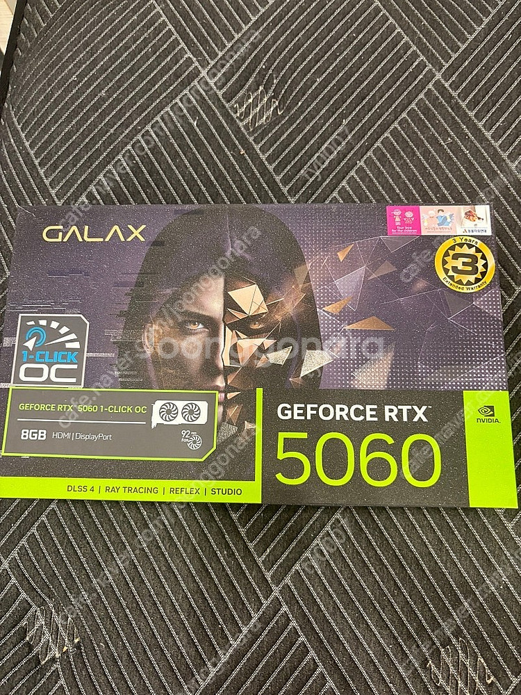 GALAX RTX5060 그래픽카드 단순개봉급--0