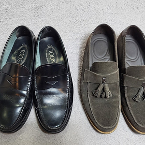 255 tod's 토즈 블랙 페니로퍼 / Tandy 텐디 스웨이드 테슬로퍼
