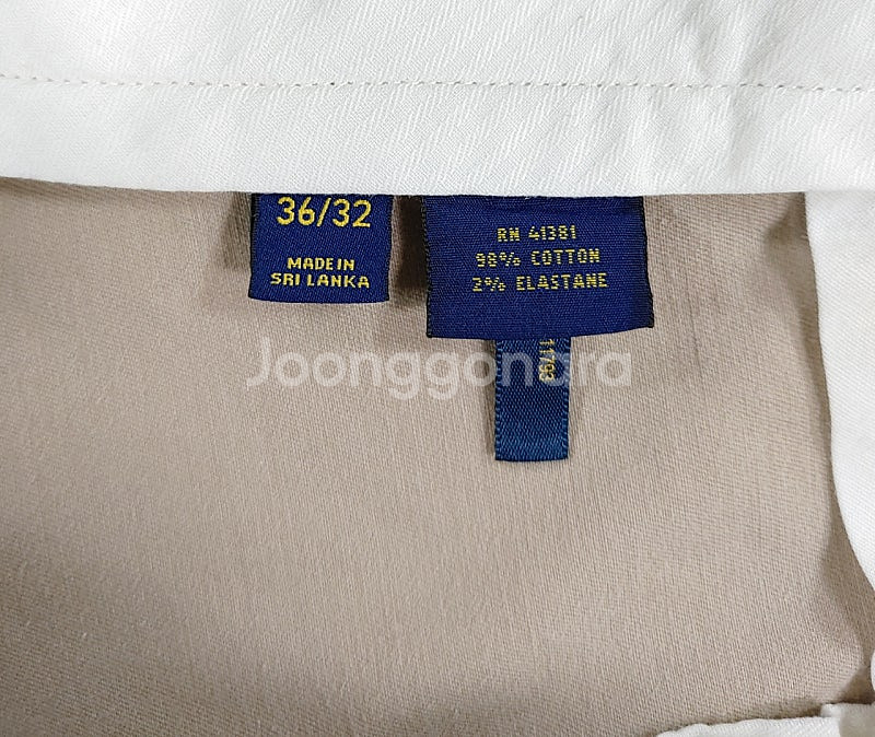 폴로 랄프로렌 스트레치 스트레이트핏 치노팬츠 36인치 ...--3