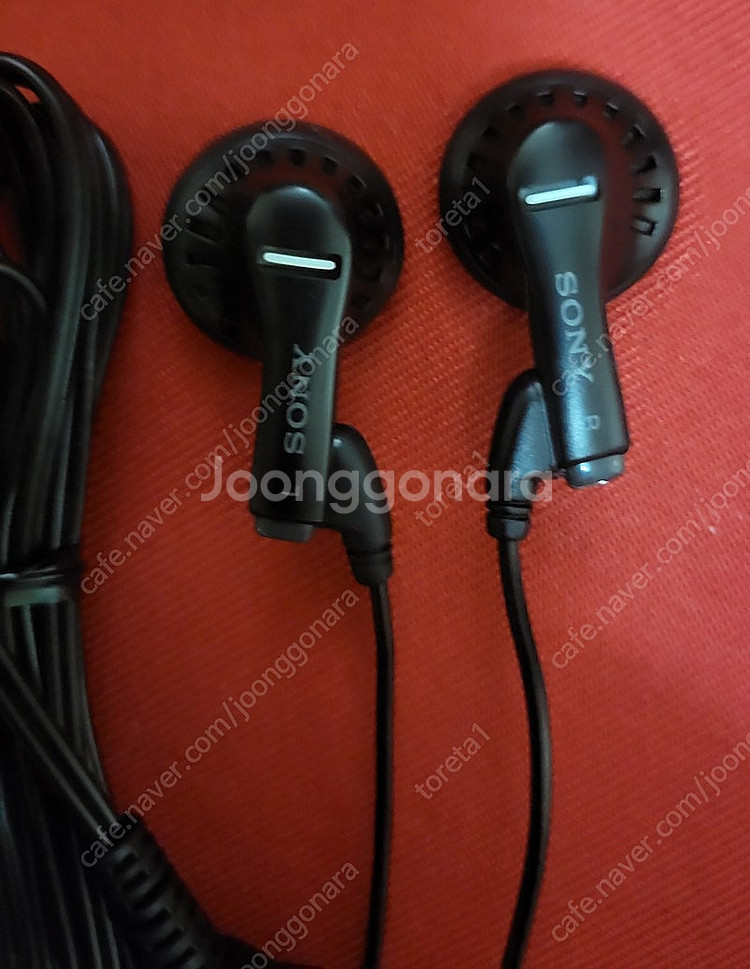 소니이어폰 MDR-E472 미사용 신품--2