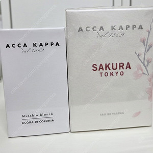 아카카파 사쿠라도쿄 50ml, 화이트모스 30ml 향수 세트 판매