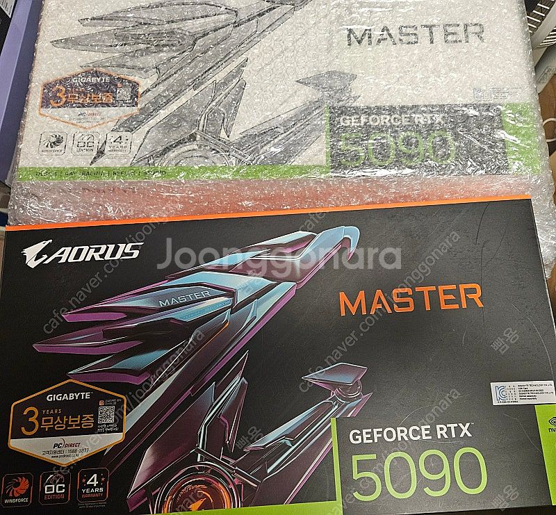 RTX5090 어로스마스터 아이스 미개봉--0