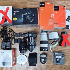 부산) 소니 A7M2, 55.8za, 70-200 f4 애기유령, 28-70 번들, 니신 i40