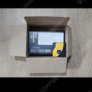 (미개봉) 블랙박스 카메라 cctv 아이나비 QXD7000mini 2채널, 아이나비 gps, 무료설치쿠폰 풀세트