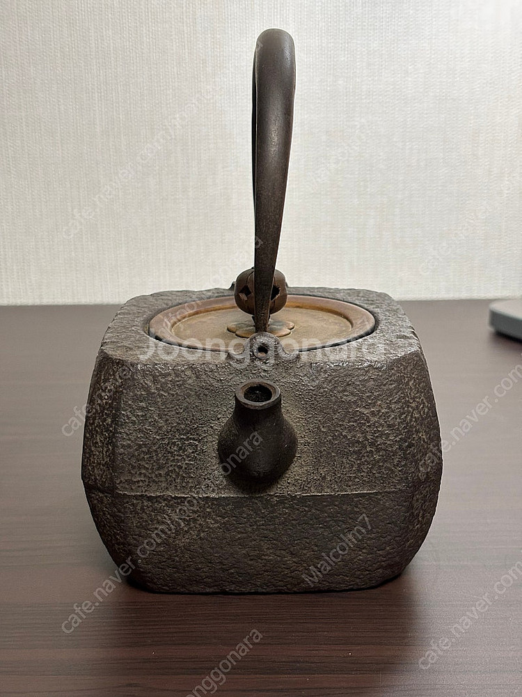 일본 골동품 철주전자--3