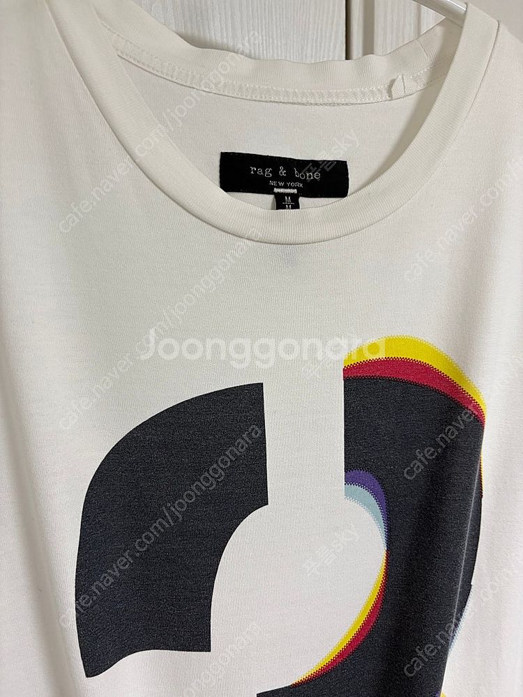 랙앤본 넘버 프린트 티셔츠(삼성물산 수입)--1