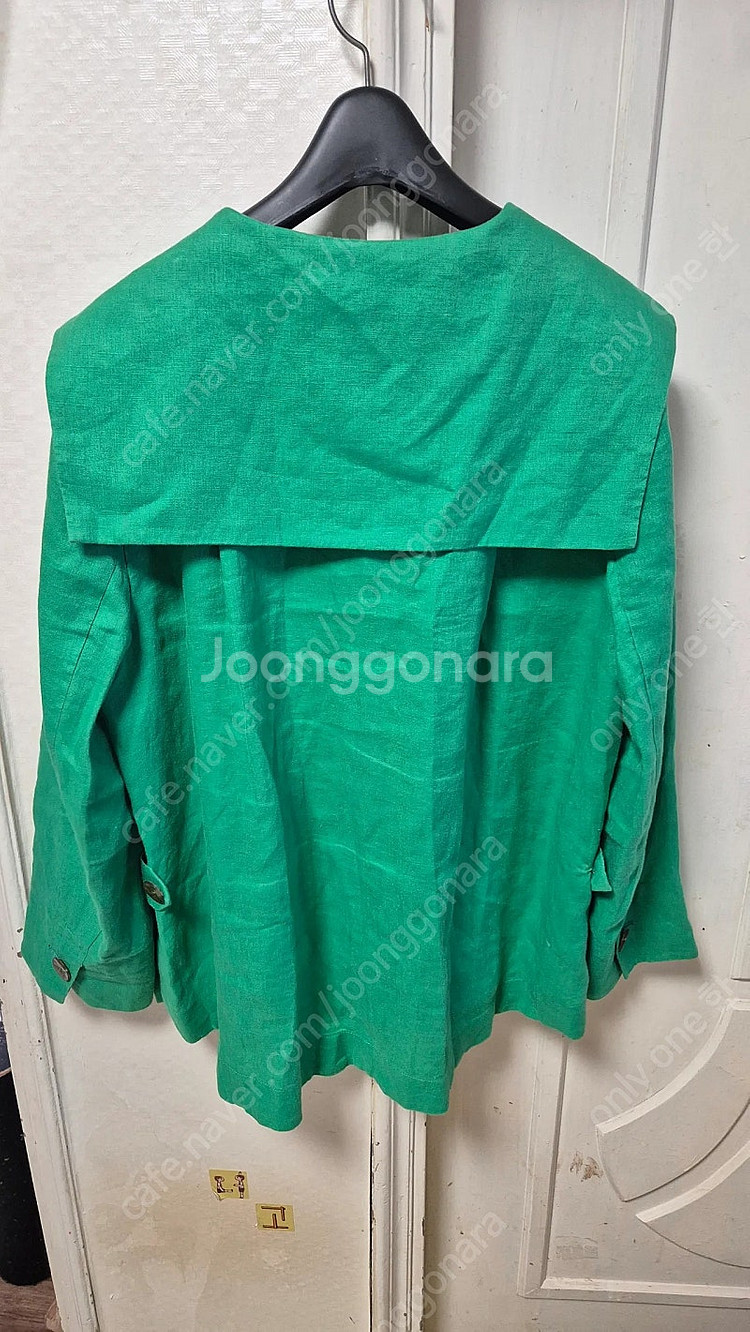 칼라거펄트 세일러 린넨자켓 77사이즈--3