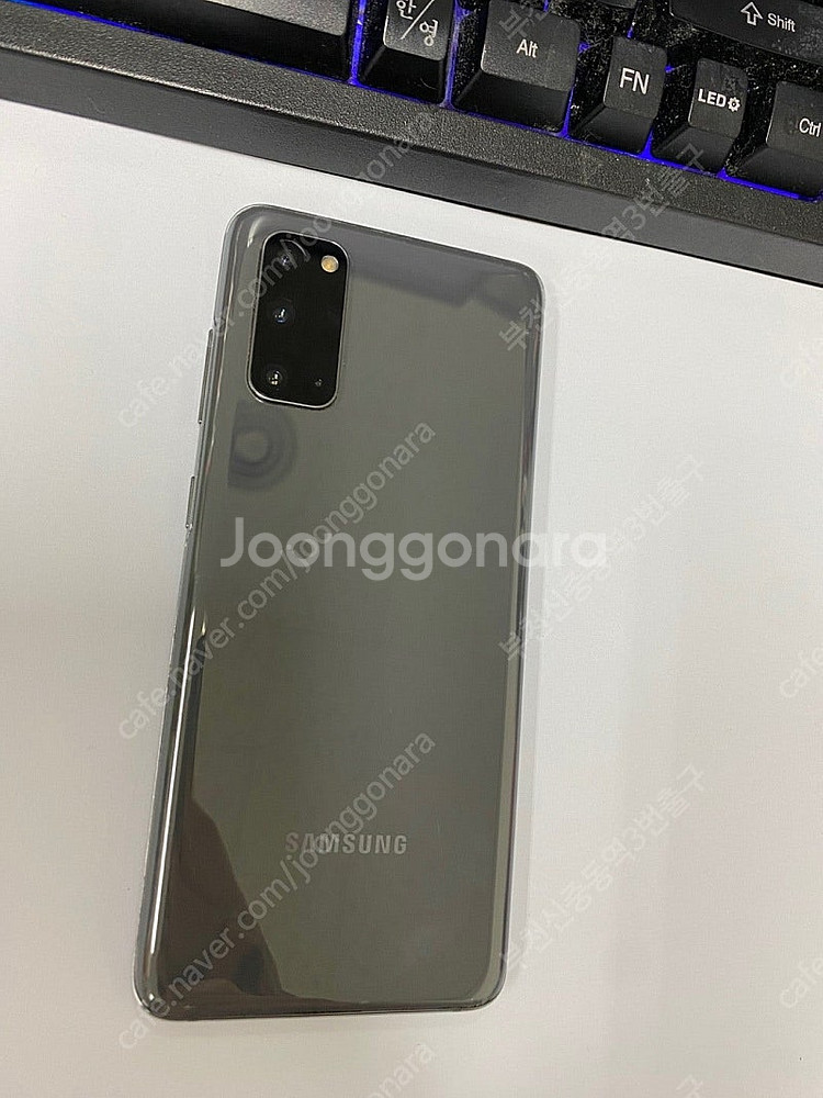 006640 갤럭시S20 그레이 A급 128GB 무잔상...--0