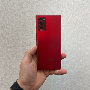 갤럭시노트20 레드 256GB 무잔상 상태좋은 중고19만팝니다.