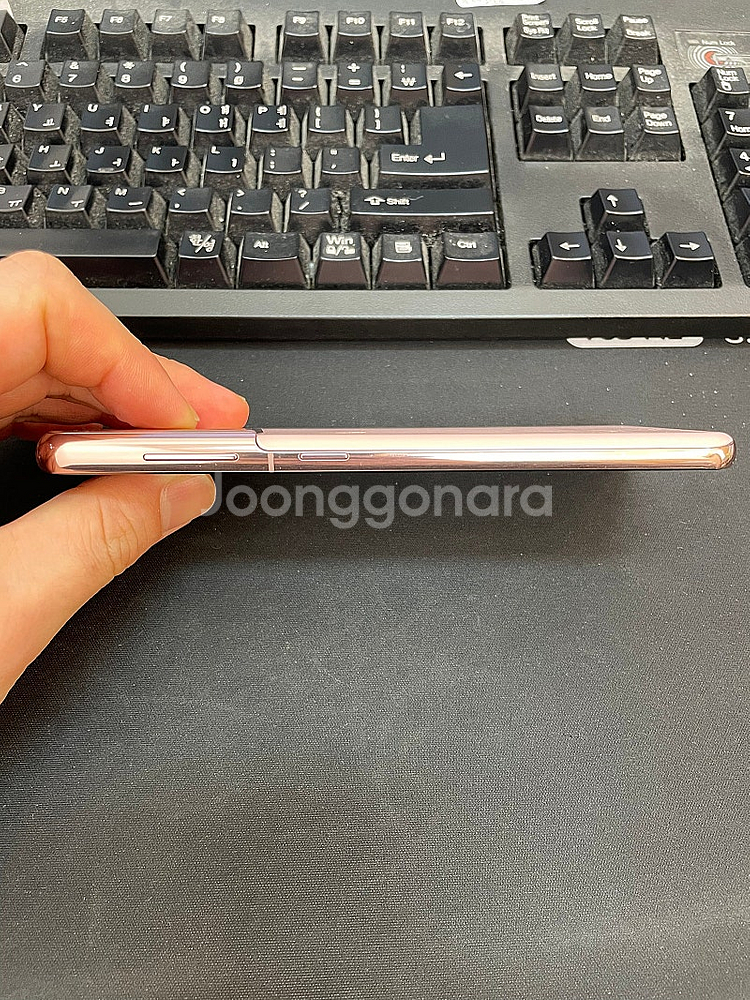 갤럭시S21 핑크 256GB 무잔상 상태좋은 중고23만...--4
