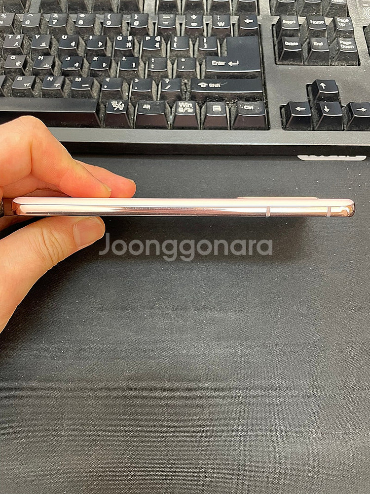 갤럭시S21 핑크 256GB 무잔상 상태좋은 중고23만...--6