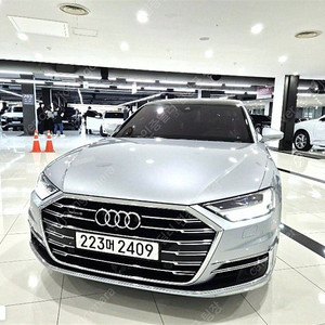 아우디 A8 중고 은색 2021년식 49,975km 60 TFSI 콰트로 LWB 개인사업자 차량구매