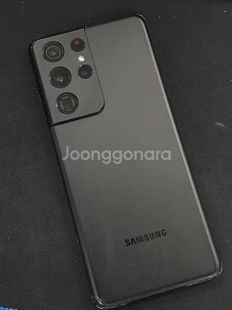 갤럭시 S21울트라 블랙 256기가 미파손 무잔상 상태...--1