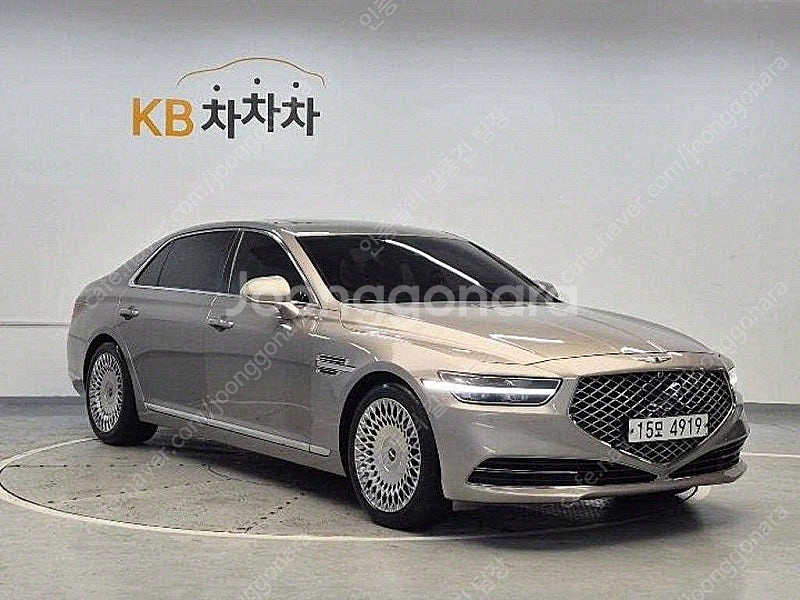 제네시스 G90 중고차 가격 제네시스 중고 금색 201...--5