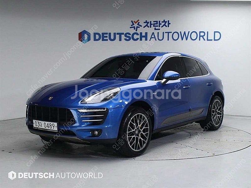 포르쉐 중고 포르쉐 마칸 중고 파란색 2017년식 디젤...--0