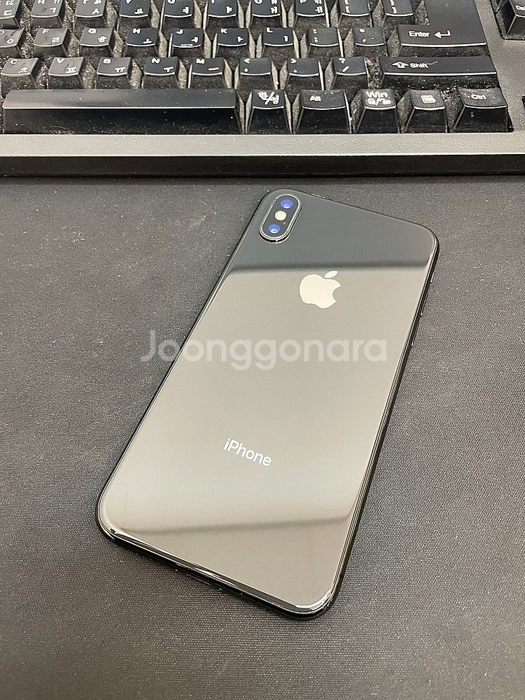 아이폰X 그레이 64GB 배터리87% 상태좋은 중고22...--0