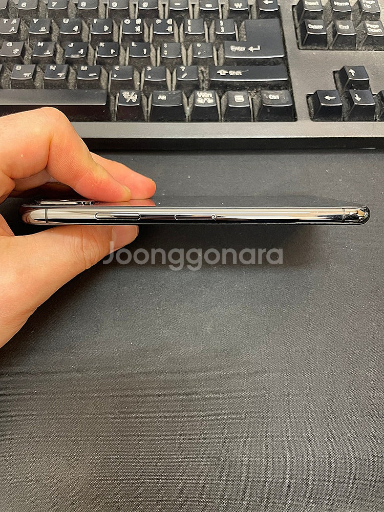 아이폰X 그레이 64GB 배터리87% 상태좋은 중고22...--4