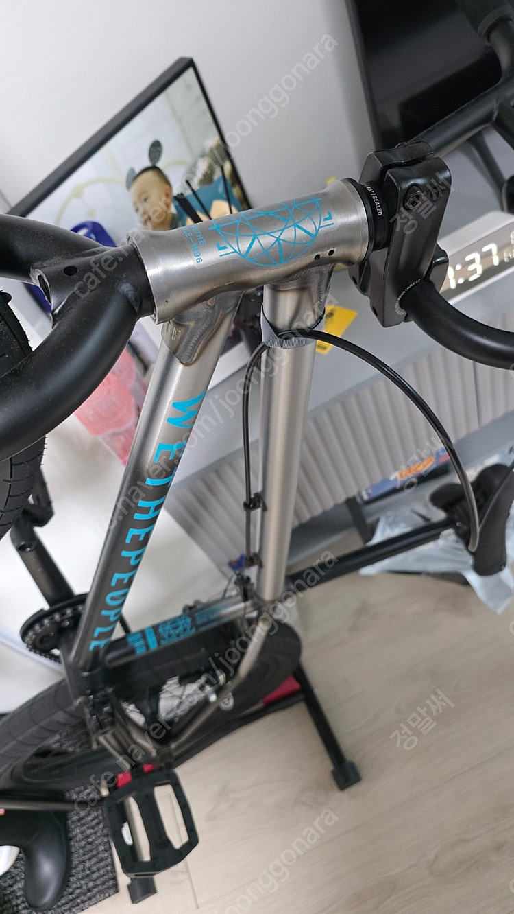 2024 WTP 저스티스-블랙 로우 페이드 BMX 신품급 팝니다--2