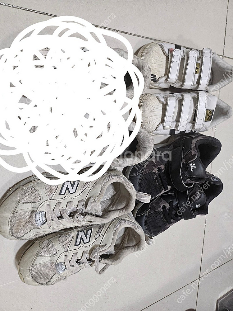 뉴발란스키즈운동화외~~덤(4개 일괄)--3