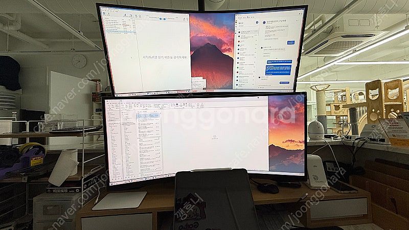 삼성 커브드모니터 오디세이 G5 34인치 / C34G5...--1