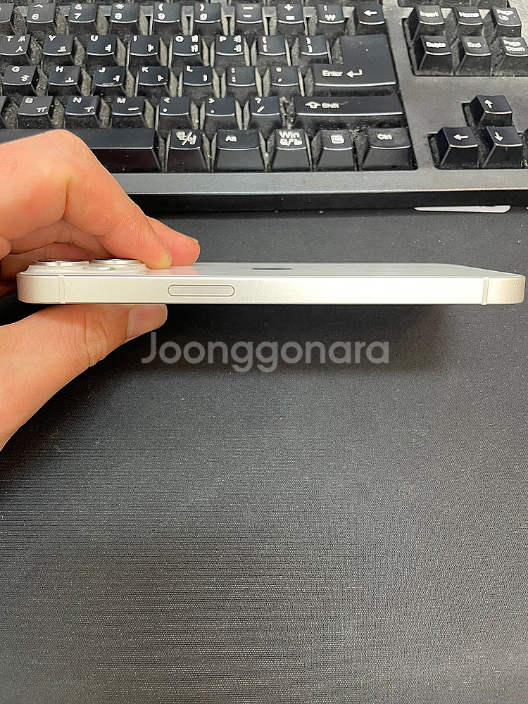 아이폰14 화이트 128GB 배터리88% 상태좋은 중고...--4