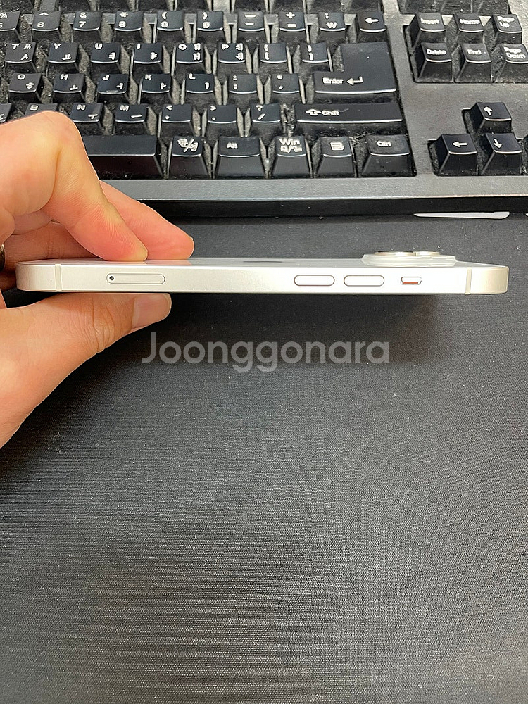 아이폰14 화이트 128GB 배터리88% 상태좋은 중고...--6